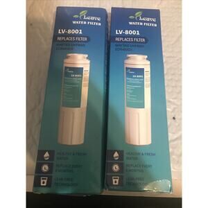New LV-8001 Fridge Filter | Fits Maytag UKF8001 EDR4RXD1 (2 Pack)